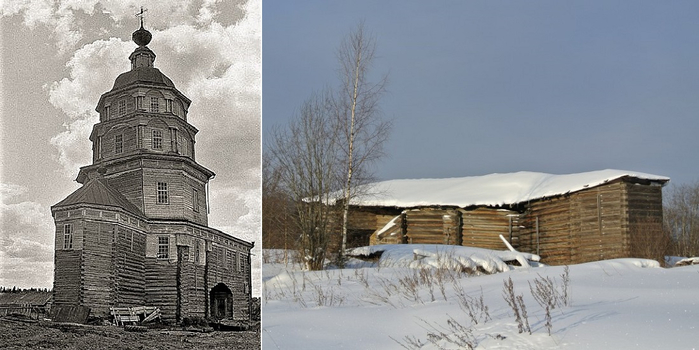 Поповка Каликинская (Каликинский погост). ц.  ождества Богородицы, 1783 г. (700x350, 227Kb)