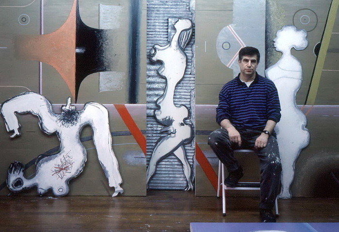1992 In the studio on Greene Street, SoHo. New York, 1992 (700x479, 120Kb)