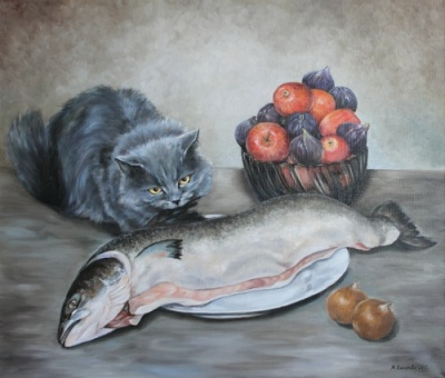 cat&fish (400x340, 99Kb)