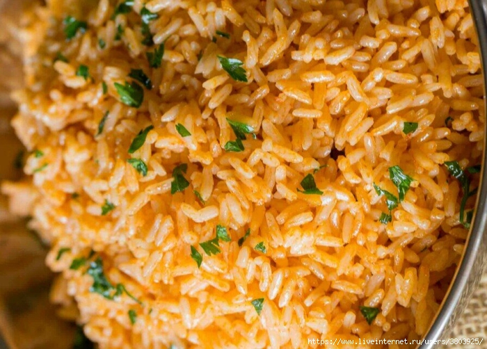 Рис по-испански: рассыпчатый, сочный, вкусный, красивый, на солнце светится -  и плова не нужно