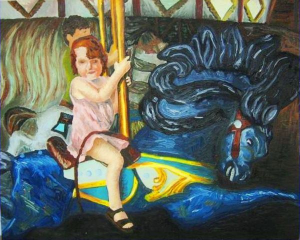 46692046_Girl_on_Horse_Carousel_Painting_by_Kayla_Race (600x480, 231Kb)