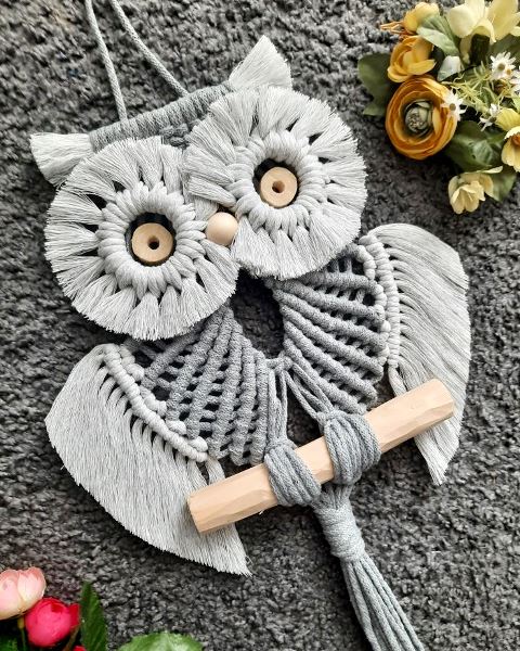 Macrame owl (480x600, 100Kb)