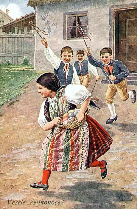 чехословакия Пасха 1907 (460x700, 459Kb)