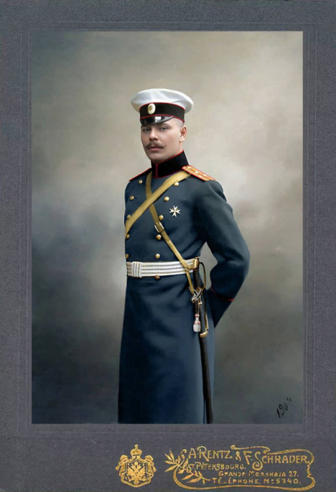  оссия Поручик гвардейского артиллерийского корпуса, 1915 год (477x700, 354Kb)