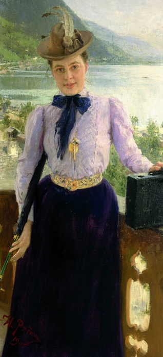 5. Портрет Натальи Нордман, 1900 год. (318x700, 253Kb)