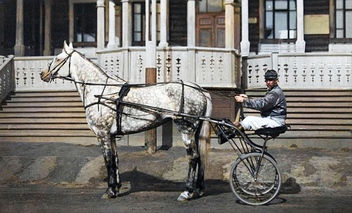  оссия На ипподром, Томск 1906 год (700x423, 331Kb)