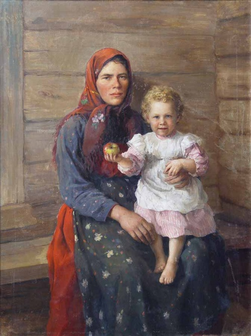 1348926951-zhenshcina-s-rebenkom.-portret-sestry.-1903. (500x669, 244Kb)