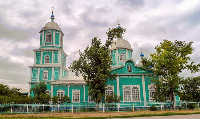 Высокое. ц. Михаила Архангела, 1854 г. (пер. в 1897 г.) (фото 1) (700x415, 331Kb)
