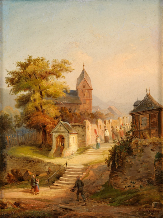 Peter_Josef_Minjon_Sonntags_auf_dem_Lande (524x700, 457Kb)