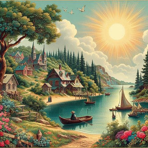 Landscape Nature Illustration 2 (886x886, 80Kb)