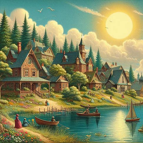 Landscape Nature Illustration 1 (886x886, 71Kb)