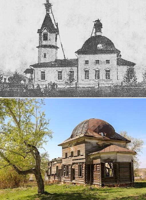 Горскино. Никольская ц. (единоверческая), 1864 г. (арх и совр. фото) (510x700, 345Kb)