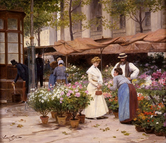 Gilbert-marche-aux-fleurs (700x602, 585Kb)