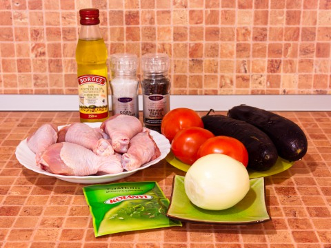 Куриная голень, тушенная с баклажанами и помидорами (10) (480x360, 184Kb)