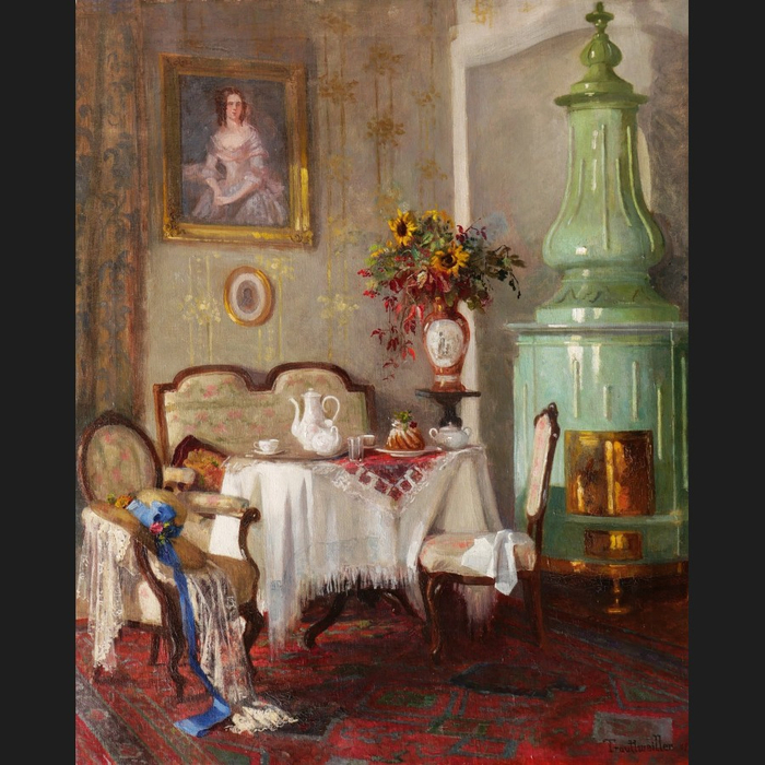 stefanie-von-trauttweiller-coin-de-salon-avec-une-table-dressee-et-un-poele-tableau (700x700, 477Kb)