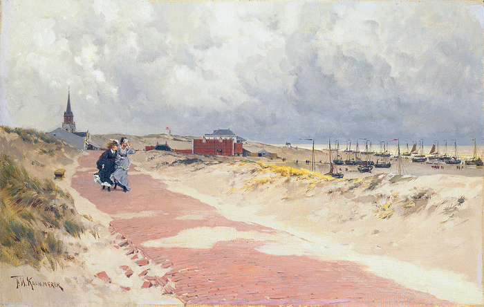 View_of_Scheveningen,_by_Frederik_Hendrik_Kaemmerer (700x444, 469Kb)