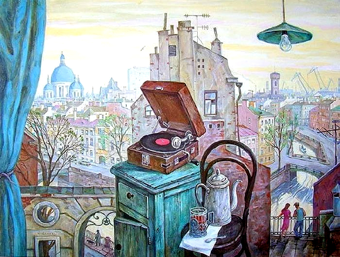 Кирилл Аланнэ, Весна в Петербурге (700x529, 499Kb)