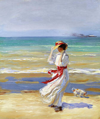 summer-beach-walk-impressionism-georgiana-romanovna (335x400, 68Kb)
