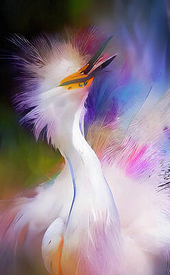 sunny-morning-egret-abstract-realism-georgiana-romanovna (248x400, 53Kb)