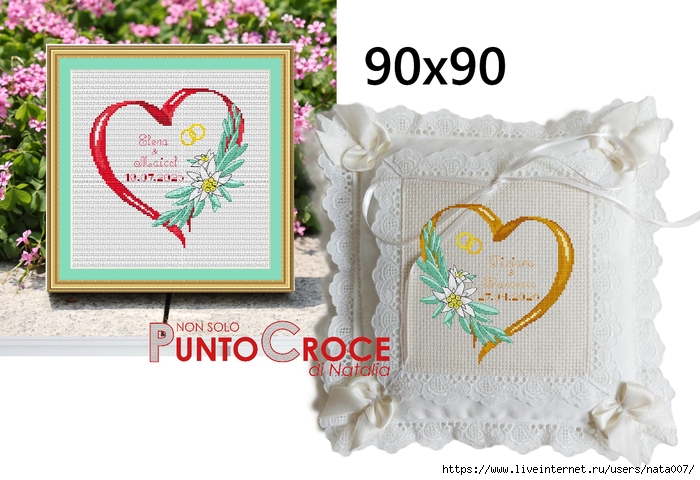 Portafedi, Cuore Stelle alpine (700x480, 251Kb)