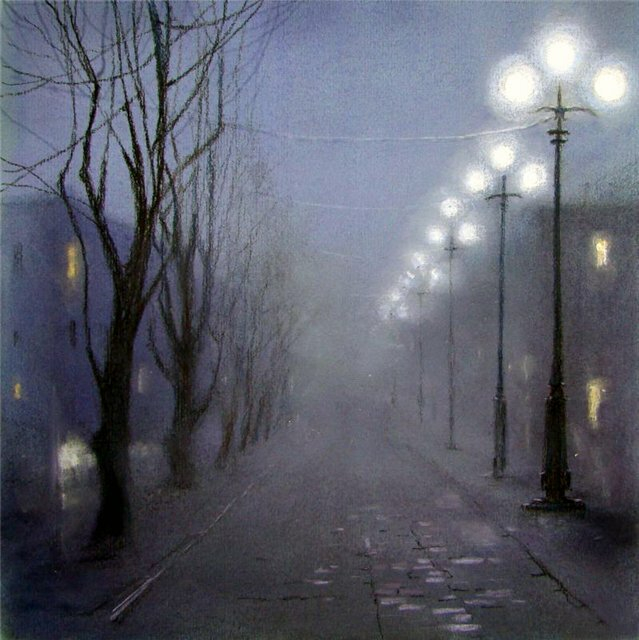 Елена Юшина. А, что туман (639x640, 250Kb)