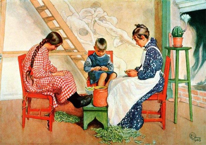 Carl-Larsson-Splitting-Peas (700x492, 79Kb)