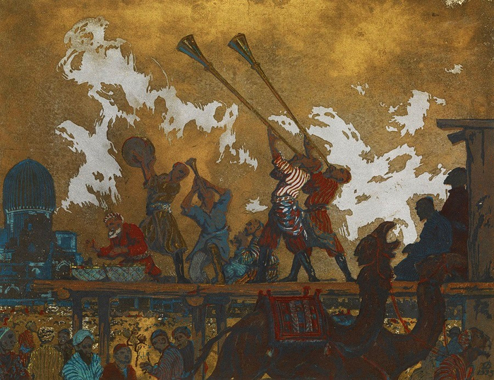 Oriental Musicians , 1933 (700x539, 499Kb)
