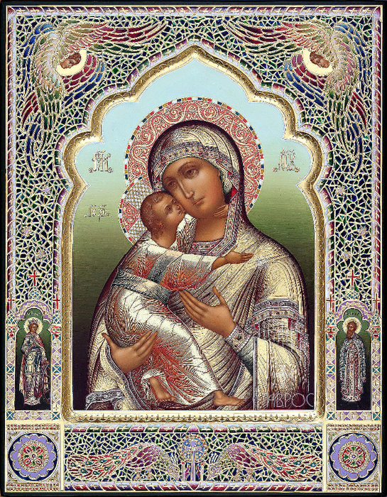 икона Божией Матери Владимирская (545x700, 842Kb)