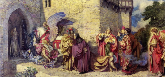 1904     (Love and his Counterfeits) , , . 66 x 133.4 cm.   2023.   USD 63,000 (700x327, 117Kb)