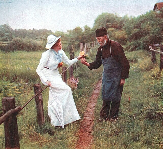  оссия Дама и садовник, 1912 год (640x584, 343Kb)