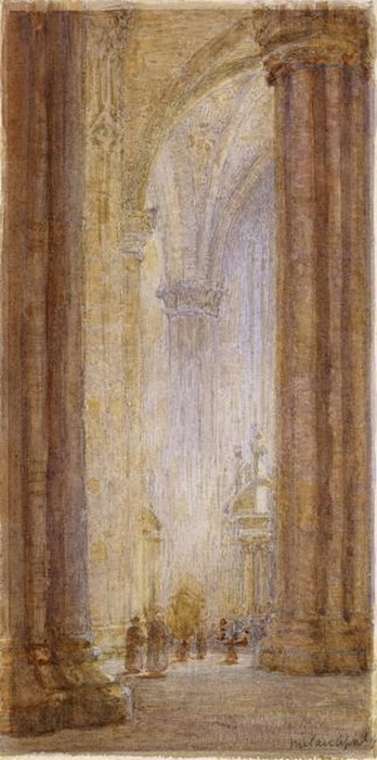 1910-1930-e Interior of Milan Cathedral (348x700, 86Kb)
