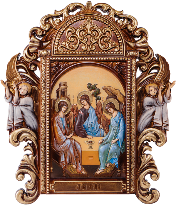 Троица с Ангелами (599x700, 833Kb)