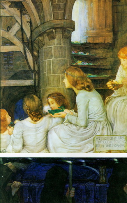 The Wise ++ and Foolish Virgins. 1899  1930. .  (436x700, 113Kb)