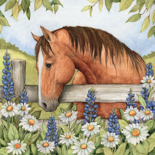 CIC16HWFL-4c+Horse+with+zinnias+Pitcher+mock (500x500, 223Kb)