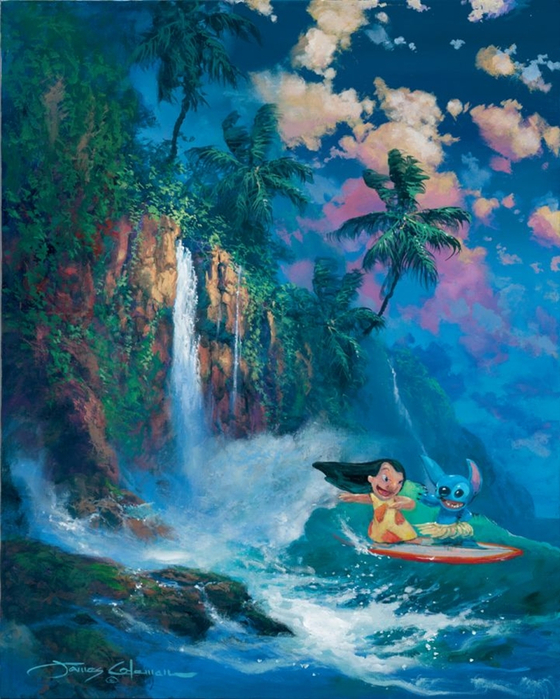 Walt Disney Fine Art - James Coleman 1949  - American Impressionist  painter - Tutt'Art@ - (2) (560x700, 468Kb)