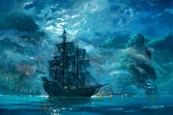 Walt Disney Fine Art - James Coleman 1949  - American Impressionist  painter - Tutt'Art@ - (8) (700x467, 312Kb)