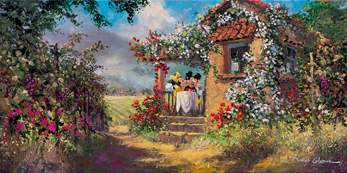 Walt Disney Fine Art - James Coleman 1949  - American Impressionist  painter - Tutt'Art@ - (10) (700x350, 394Kb)