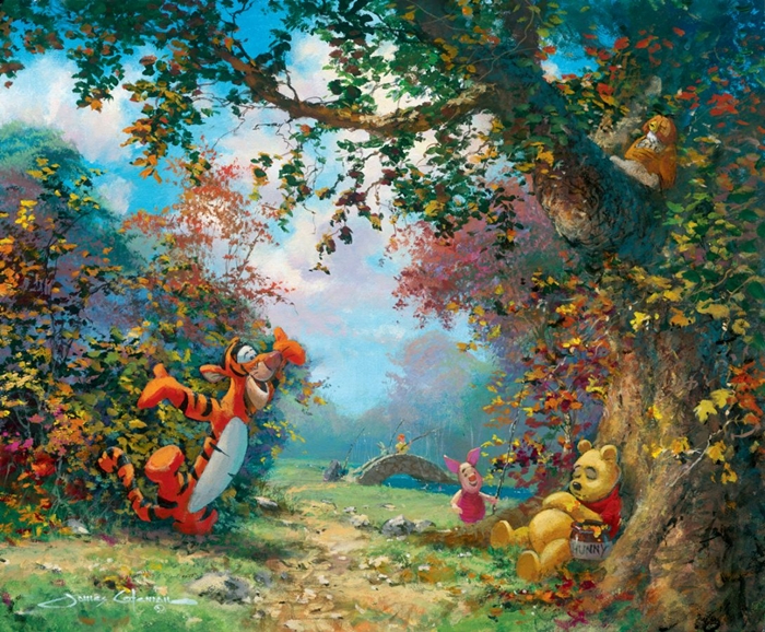 Walt Disney Fine Art - James Coleman 1949  - American Impressionist  painter - Tutt'Art@ - (14) (700x578, 594Kb)
