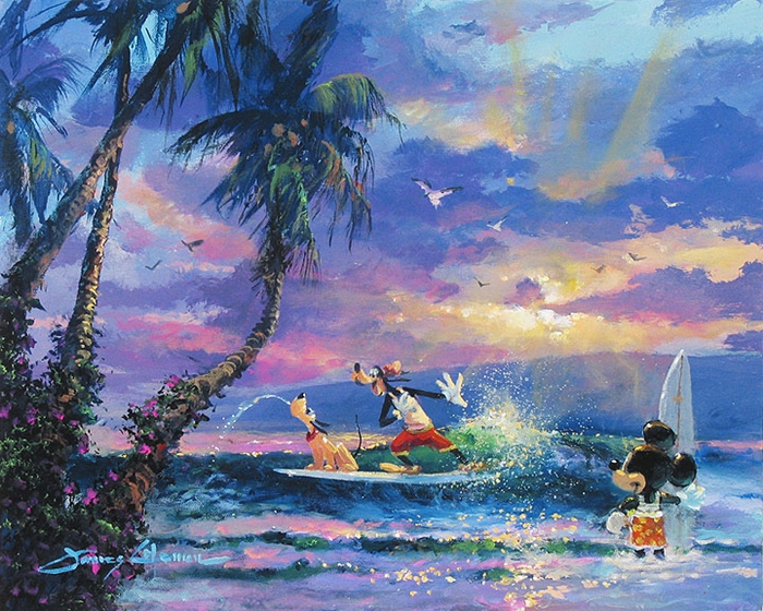 Walt Disney Fine Art - James Coleman 1949  - American Impressionist  painter - Tutt'Art@ - (19) (700x560, 519Kb)