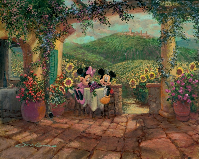 Walt Disney Fine Art - James Coleman 1949  - American Impressionist  painter - Tutt'Art@ - (23) (700x560, 497Kb)