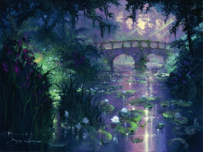 Walt Disney Fine Art - James Coleman 1949  - American Impressionist  painter - Tutt'Art@ - (26) (700x523, 282Kb)