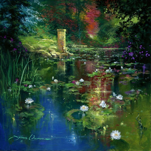 Walt Disney Fine Art - James Coleman 1949  - American Impressionist  painter - Tutt'Art@ - (31) (642x642, 384Kb)