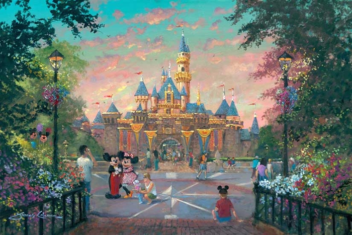 Walt Disney Fine Art - James Coleman 1949  - American Impressionist  painter - Tutt'Art@ - (40) (700x467, 407Kb)