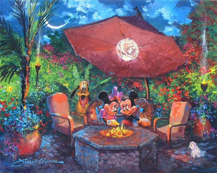 Walt Disney Fine Art - James Coleman 1949  - American Impressionist  painter - Tutt'Art@ - (43) (700x560, 531Kb)