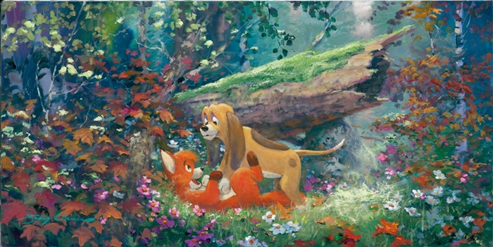 Walt Disney Fine Art - James Coleman 1949  - American Impressionist  painter - Tutt'Art@ - (50) (700x351, 347Kb)