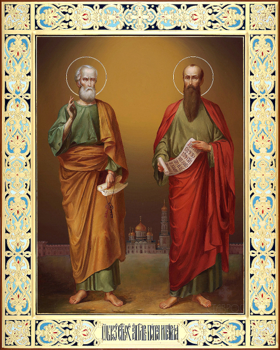 Петр и Павел (апостолы), (560x700, 677Kb)