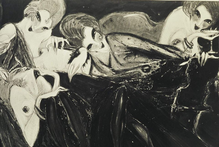 Betto-Lotti-Donne-ebbre-pastello-e-tempera-1917 (700x470, 296Kb)