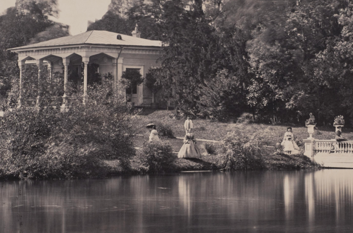 оссия Лето в усадьбе Никольское-Прозоровское, 1865 год (700x462, 566Kb)