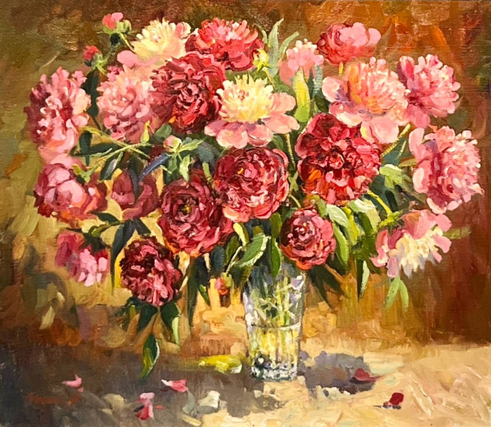 Калинин-Михаил-Алексеевич-Пионы (700x608, 561Kb)