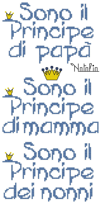 Sono il principe di papa, mamma, nonni, 72x48, 76x46, 72x47 (347x700, 213Kb)